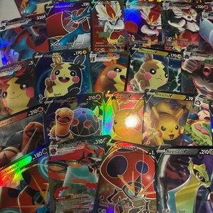 Lot of Pokemon fake cards